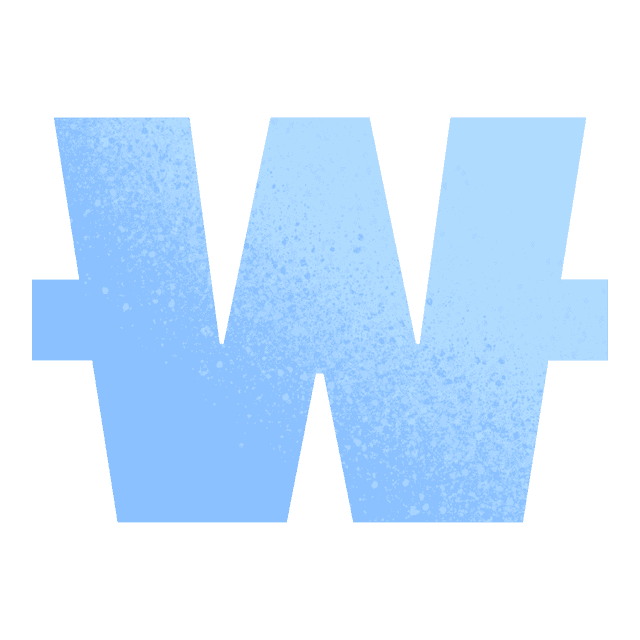 원화 기호 아이콘 - 비용 절감 표현